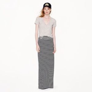 Black and white striped maxi skirt (J Crew)
